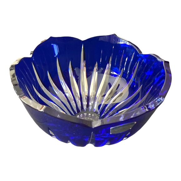 Vintage Art Crystal Bowl - Picture 5 of 8